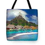 Bora Bora Island Caribbean Tahiti Polynesia - Tote Bag