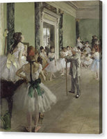 Edgar Degas The Ballet Class - Canvas Print