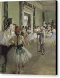 Edgar Degas The Ballet Class - Canvas Print