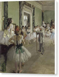 Edgar Degas The Ballet Class - Canvas Print