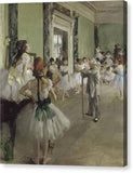 Edgar Degas The Ballet Class - Canvas Print