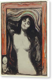 Edvard Munch Madonna 1895 - Canvas Print