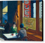 Edward Hopper Chop Suey 1929 - Canvas Print