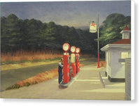 Edward Hopper Gas Station 1940 - Canvas Print