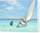 Edward Hopper Ground Swell 1939 - Canvas Print