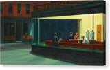 Edward Hopper Nighthawks 1942 - Canvas Print