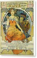 Exposition Universelles De St Louis Etats Unis 1903 Alphonse Mucha - Canvas Print