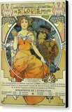 Exposition Universelles De St Louis Etats Unis 1903 Alphonse Mucha - Canvas Print