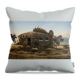 Fish Sea Fantasy Beached Manipulation Exotic - Throw Pillow