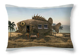 Fish Sea Fantasy Beached Manipulation Exotic - Throw Pillow