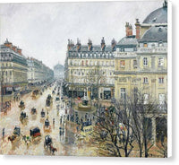 French Theater Square Paris 1898 Camille Pissarro - Canvas Print