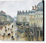 French Theater Square Paris 1898 Camille Pissarro - Canvas Print