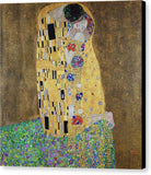 Gustav Klimt The Kiss 1908 - Canvas Print