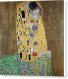 Gustav Klimt The Kiss 1908 - Canvas Print