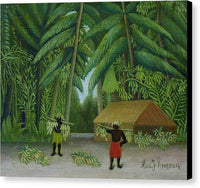 Henri Rousseau Banana Harvest 1907 1910 - Canvas Print