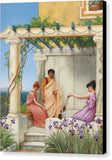 John William Godward Playtime 1891 - Canvas Print