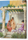 John William Godward Playtime 1891 - Canvas Print