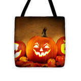 Lanterns Lit Pumpkins Carved Pumpkins Halloween - Tote Bag