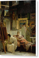 Lawrence Alma Tadema A Picture Gallery - Canvas Print