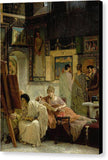 Lawrence Alma Tadema A Picture Gallery - Canvas Print