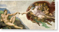 Michelangelo The Creation of Adam - Canvas Print