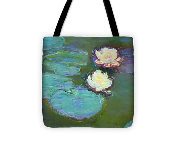 Nympheas 1897 Claude Monet - Tote Bag