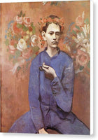 Pablo Picasso 1881 1973  Boy with a Pipe 1905 - Canvas Print