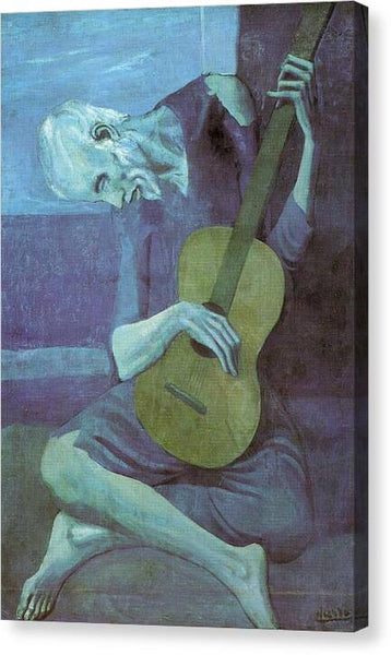 Pablo Picasso 1881 1973  The Old Guitarist 1903 - Canvas Print