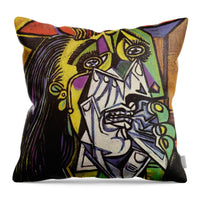 Pablo Picasso 1881 1973  Weeping Woman 1937 - Throw Pillow