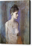 Pablo Picasso 1881 1973  Woman in a Chemise 1905 - Canvas Print