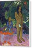 Paul Gauguin Parau na te Varua ino Words of the Devil 1892 - Canvas Print