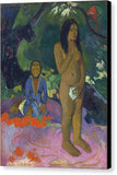 Paul Gauguin Parau na te Varua ino Words of the Devil 1892 - Canvas Print