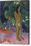 Paul Gauguin Parau na te Varua ino Words of the Devil 1892 - Canvas Print