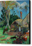 Paul Gauguin The Black Pigs - Canvas Print