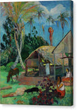 Paul Gauguin The Black Pigs - Canvas Print