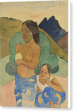 Paul Gauguin Two Tahitian Women in a Landscape 1887 - Canvas Print