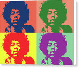 Pop Art Jimi Hendrix - Canvas Print