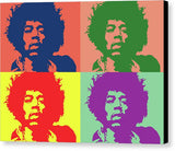 Pop Art Jimi Hendrix - Canvas Print