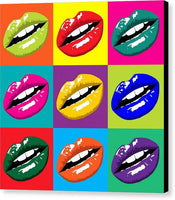 Pop Art Lips - Canvas Print