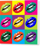 Pop Art Lips - Canvas Print