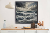 AI art new impressionism crashing waves 1