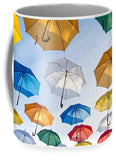 Umbrellas Colorful Hanging Hang Parasols Art - Mug