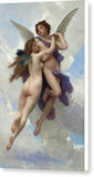 William Adolphe Bouguereau 1899 Love and Psyche - Canvas Print