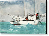 Winslow Homer Key West Hauling Anchor 1903 - Canvas Print