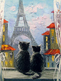 Beautiful Decorative Painting  Parisians