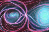 AI art colliding black holes