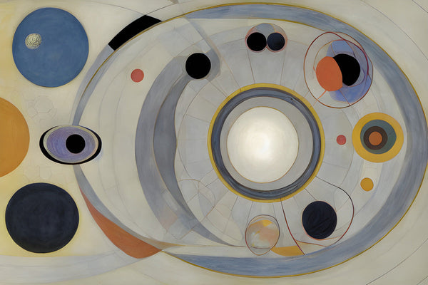 AI art hilma af klint inspired planets 1