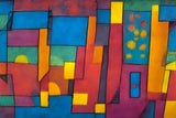AI art paul klee inspired abstract skyline 2