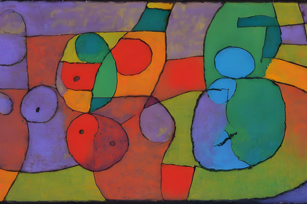 AI art paul klee inspired painting 3
