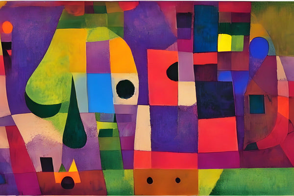 AI art paul klee inspired painting